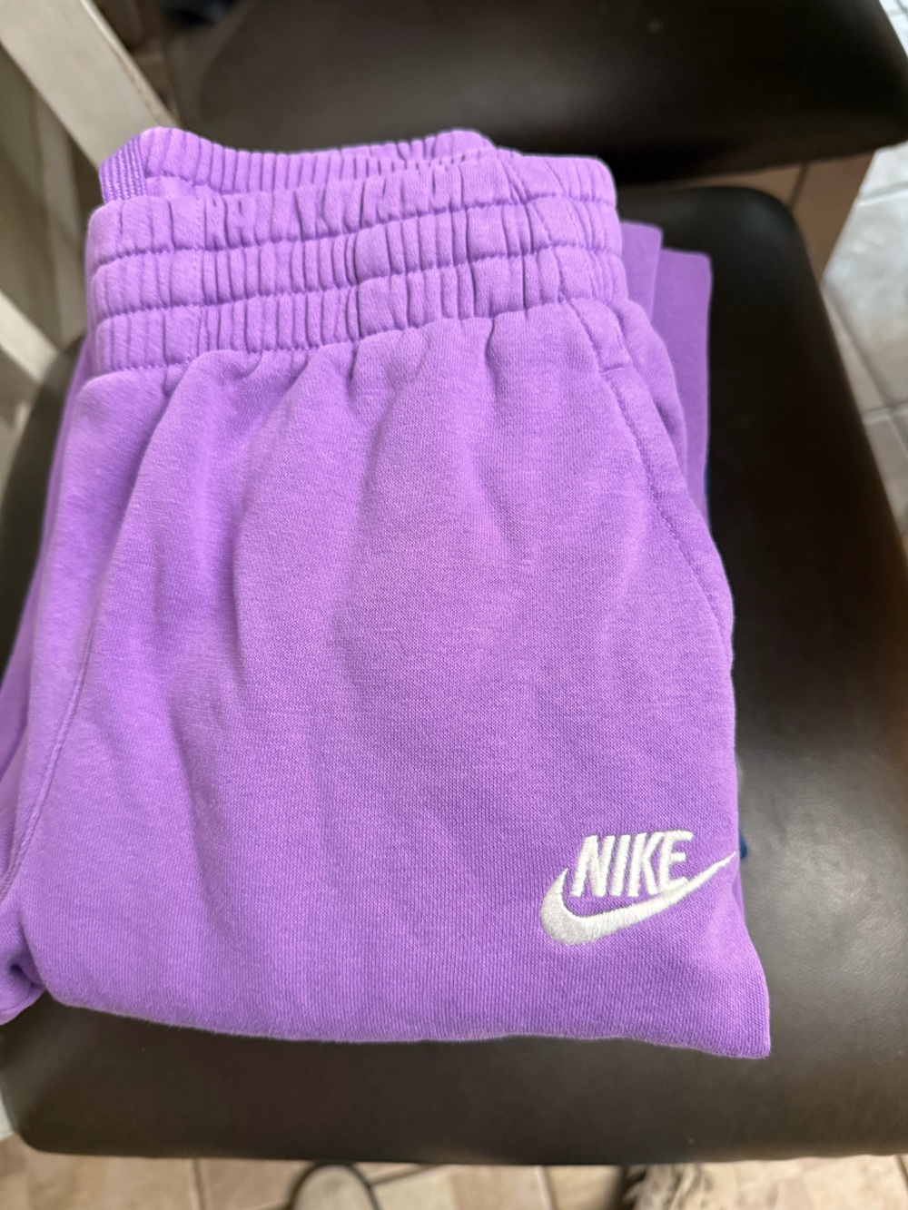 Nike Kids Lavender Fleece Joggers
